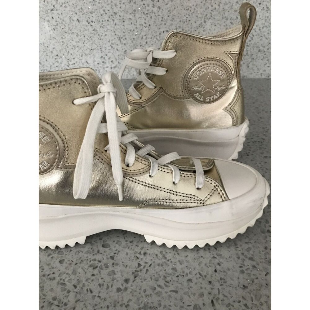 Converse Gold Run Star Hike Western Cowgirl Platform Sneakers Shoes Womens 6.5B